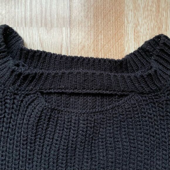 Altar’d State Black Knitted Sweater - Size: XS - Picture 5 of 8